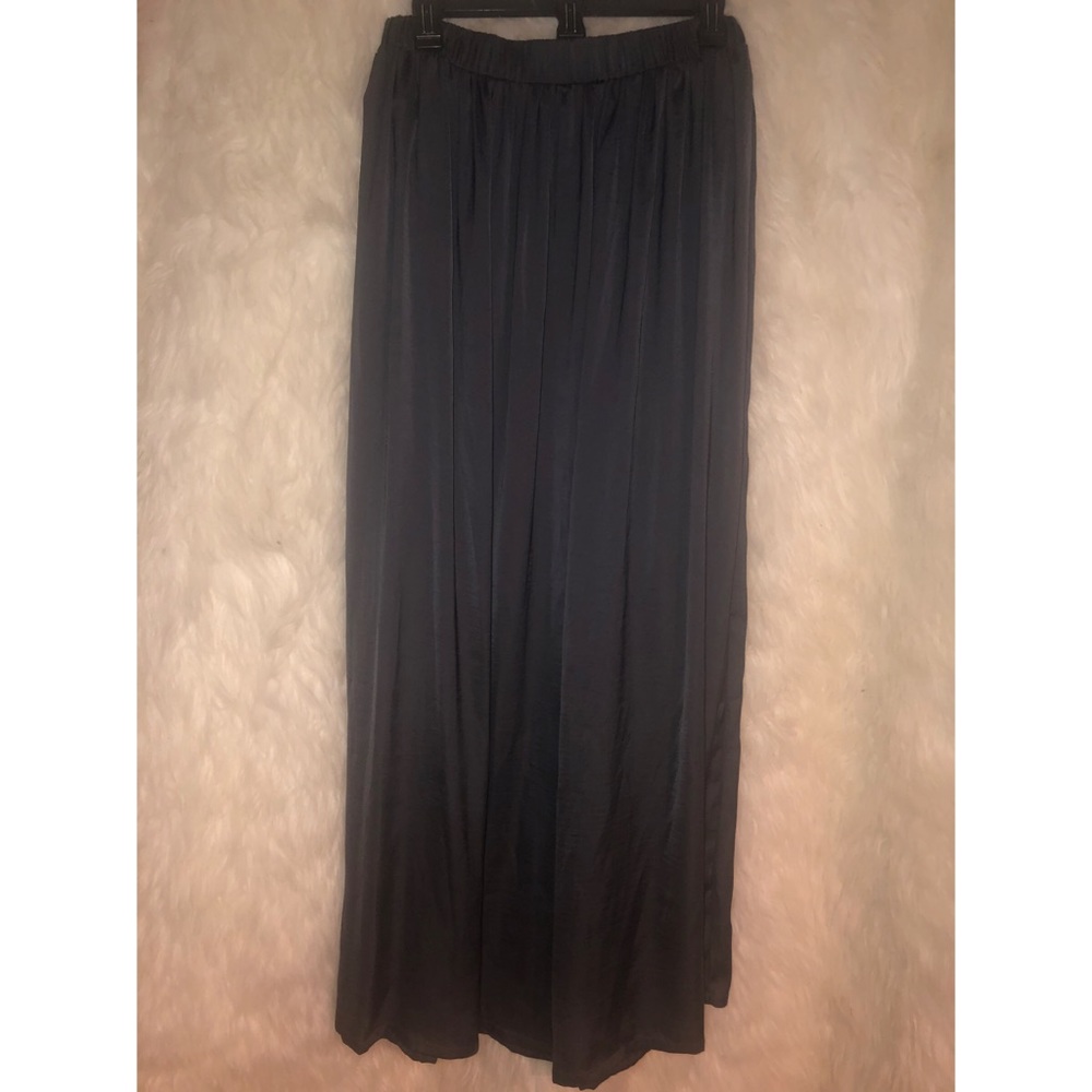 grey maxi with leg split